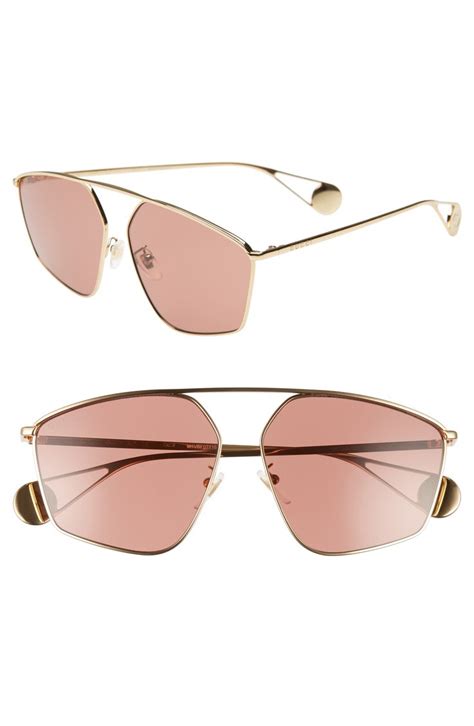 gucci sunglasses polarized womens|Gucci 60mm aviator sunglasses.